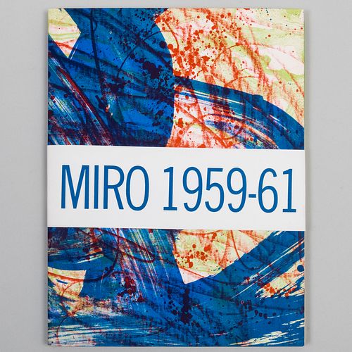 Joan  Miró  (1893-1983):  Miró, 1959-61