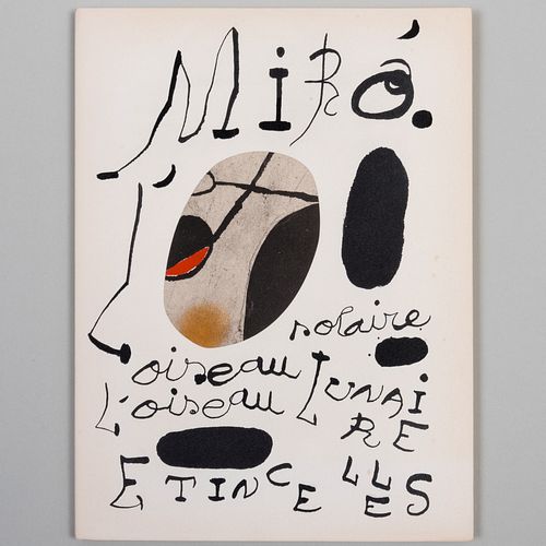 Joan Miró (1893-1983): Oiseau Solaire, Oiseau Lunaire, Etincelles