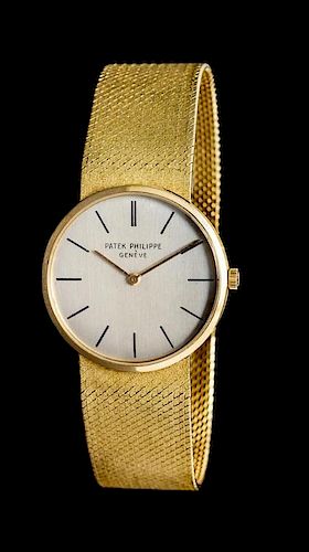 An 18 Karat Yellow Gold Ref. 3513/1 Wristwatch, Patek Philippe,
