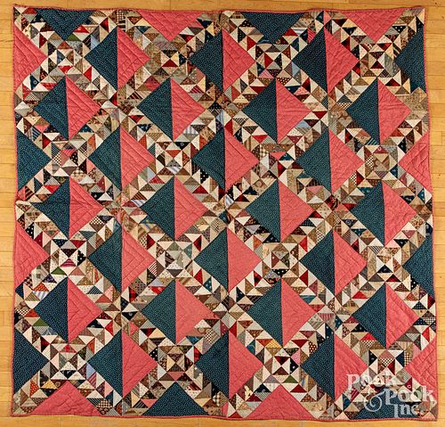 Patchwork quilt, ca. 1900