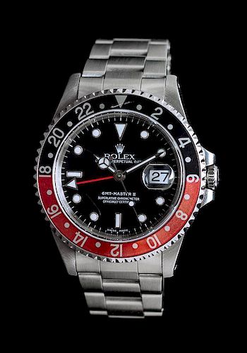 A Stainless Steel Ref. 16710 GMT-Master II Wristwatch, Rolex, Circa 1999,
