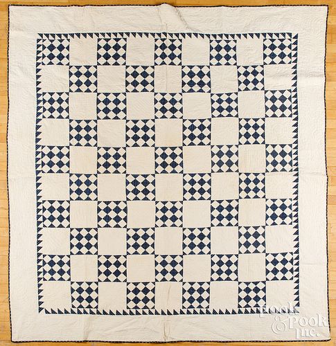 Two patchwork quilts, ca. 1900