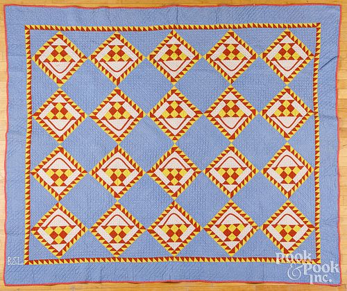 Basket quilt, early 20th c.