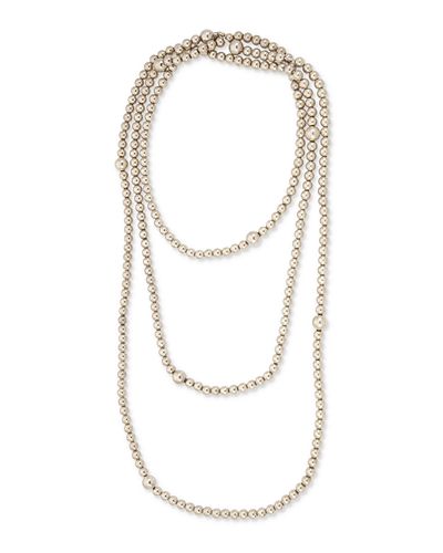 A Tiffany & Co. sterling silver bead necklace