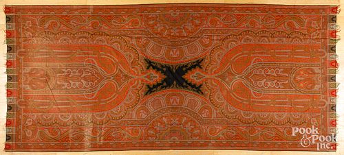 Two paisley shawls, 19th c.