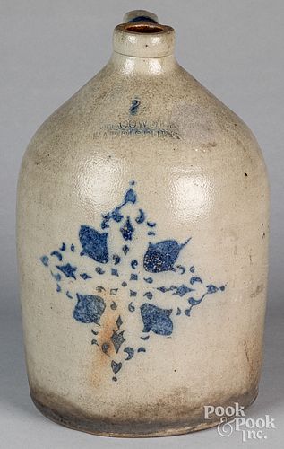 Pennsylvania two gallon stoneware jug, 19th c.