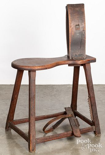 Saddle makers bench, 19th c.