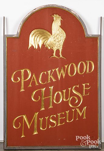 Painted Packwood House Museum sign
