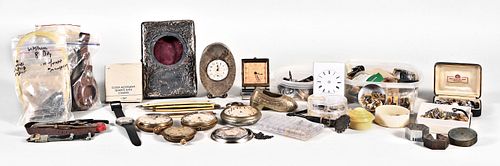 A lot of miscellaneous horological material