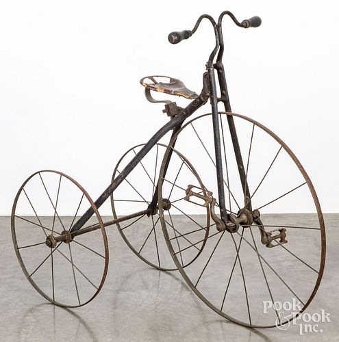 Child's iron tricycle, early 19th c.
