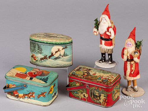 Group of vintage Christmas items