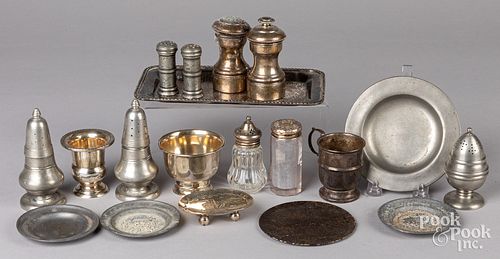 Metalware including silver and pewter