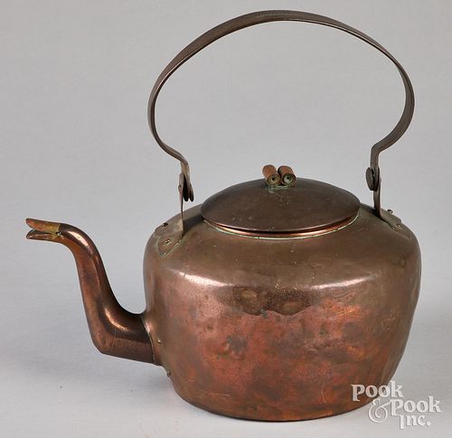 Andrew Eisenhut, Philadelphia copper tea kettle