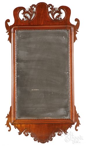 Chippendale mahogany mirror, late 18th c.