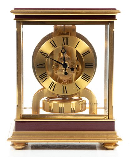 Jaeger-LeCoultre 'Atmos' Perpetual Motion Mantel Clock, H 10.5'' W 8.75''