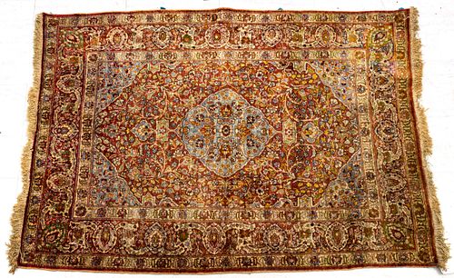 Persian Silk Rug, W 47.5'' L 69''