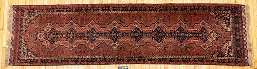 Persian Heriz Handwoven Wool Runner, W 3' 3'' L 12'