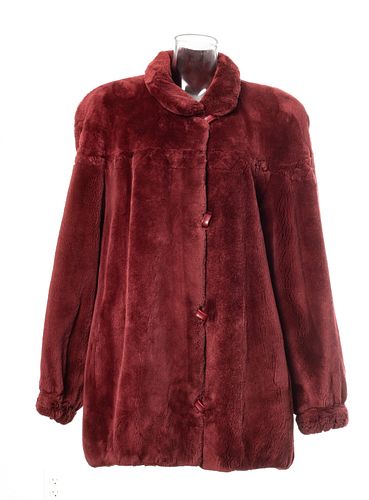 Canadian Sheared Beaver Lady's Jacket,  20th C., Medium Size L 31''