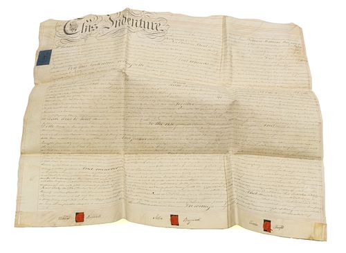 Collection Of British And American 18th And 19th Century Documents, 42 Pieces