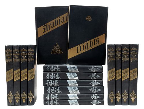Richard F. Burton (British, 1821-1890) Arabian Nights, 16 Volumes H 9.5''