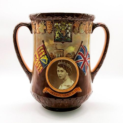 Royal Doulton Queen Elizabeth II Coronation Loving Cup
