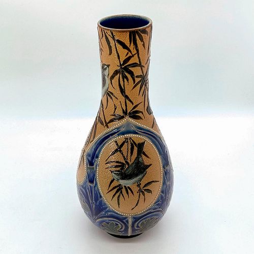 Antique Doulton Lambeth Florence Barlow Art Nouveau Vase