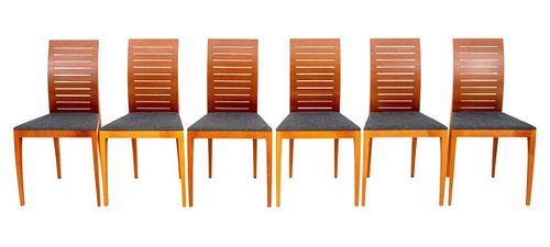 Danish Modern Tranekaer Maple Dining Chair, 6