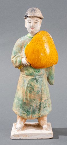 Chinese Tang Style Ceramic Court Figure