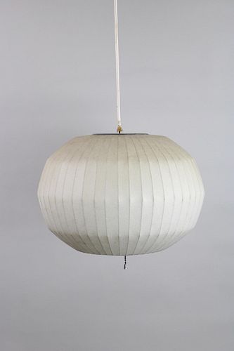 Mid-Century Modern George Nelson for Miller Bubble Ceiling Pendant Light