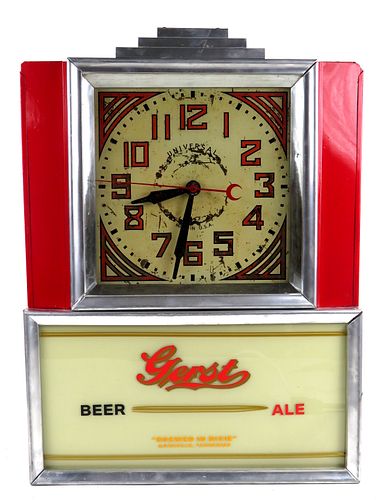 1938 Gerst Beer & Ale Clock (new) Clock Nashville Tennessee