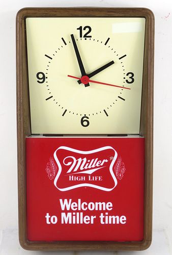 1978 Miller High Life Beer Clock Milwaukee Wisconsin