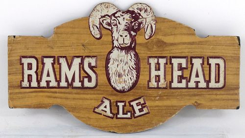 1959 Ram's Head Ale Sign Norristown Pennsylvania
