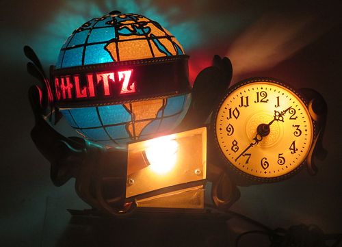 1976 Schlitz Beer Clock Milwaukee Wisconsin