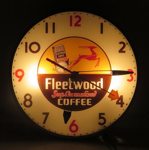 1982 Fleetwood Coffee Telechron Clock