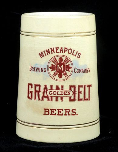 1905 Golden Grain Belt Beers 4¾ Inch Tall Stein Minneapolis Minnesota