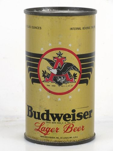 1948 Budweiser Lager Beer 12oz OI-159 Flat Top Can Saint Louis Missouri