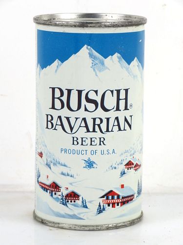 1962 Busch Bavarian Beer 12oz 47-23.1 Flat Top Can Saint Louis Missouri