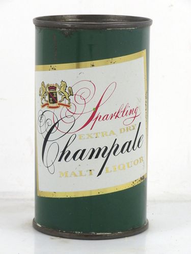 1955 Champale Malt Liquor 12oz 49-15 Flat Top Can Trenton New Jersey