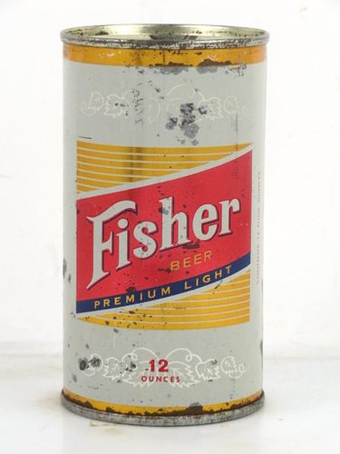 1964 Fisher Beer 12oz 63-35.3 Flat Top Can San Francisco California