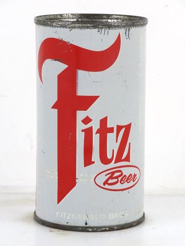 1962 Fitz Beer 12oz 64-14.1a Flat Top Can Willimansett Massachusetts