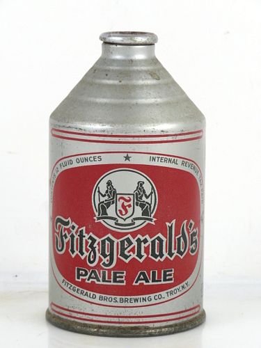 1940 Fitzgerald's Pale Ale 12oz Crowntainer 193-31 Troy New York
