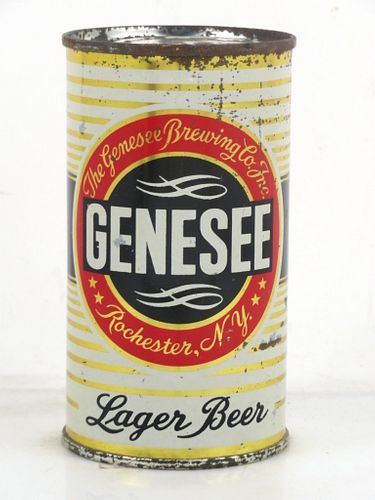 1948 Genesee Lager Beer 12oz 68-31 Flat Top Can Rochester New York