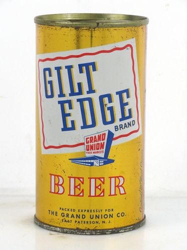 1960 Gilt Edge Brand Beer 12oz 69-37 Flat Top Can Norfolk Virginia