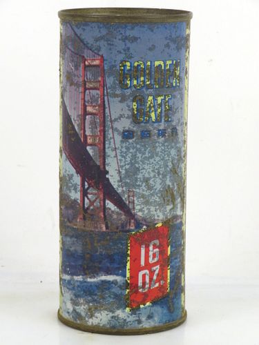 1959 Golden Gate Beer 16oz One Pint 230-01 Flat Top Can Los Angeles California