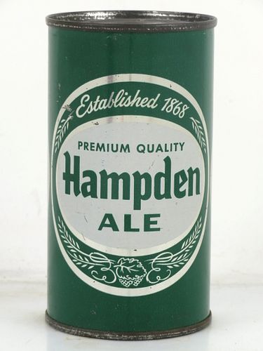 1960 Hampden Ale 12oz 79-36.1 Flat Top Can Willimansett Massachusetts