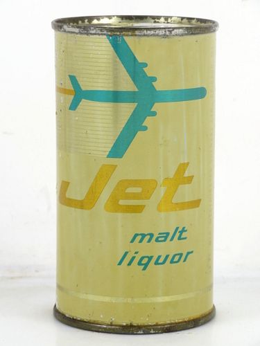 1957 Jet Malt Liquor 12oz 86-33.2 Flat Top Can Chicago Illinois