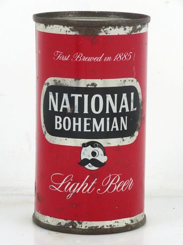 1964 National Bohemian Beer (Transition Label) 12oz T96-20 Zip Top Can Miami Florida
