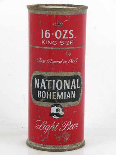 1958 National Bohemian Light Beer 16oz One Pint 232-31 Flat Top Can Baltimore Maryland
