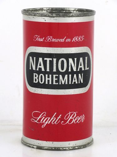 1960 National Bohemian Light Beer (Non-Metallic) 12oz 102-12.3 Flat Top Can Baltimore Maryland
