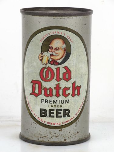 1957 Old Dutch Premium Beer 12oz 106-05 Flat Top Can Catasauqua Pennsylvania
